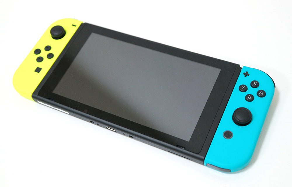 最先端 Nintendo Switch ジョイコン ブルー ネオンイエロー
